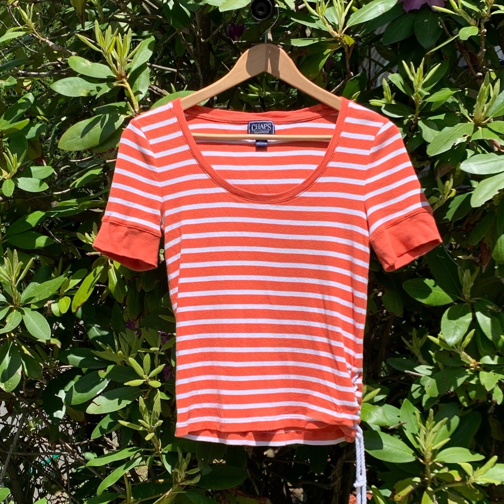 CHAPS | Vintage Nautical Cotton Top